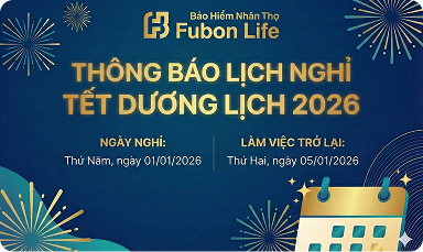 Hình ảnh về Thông báo Lịch Nghỉ Tết Dương Lịch 2026